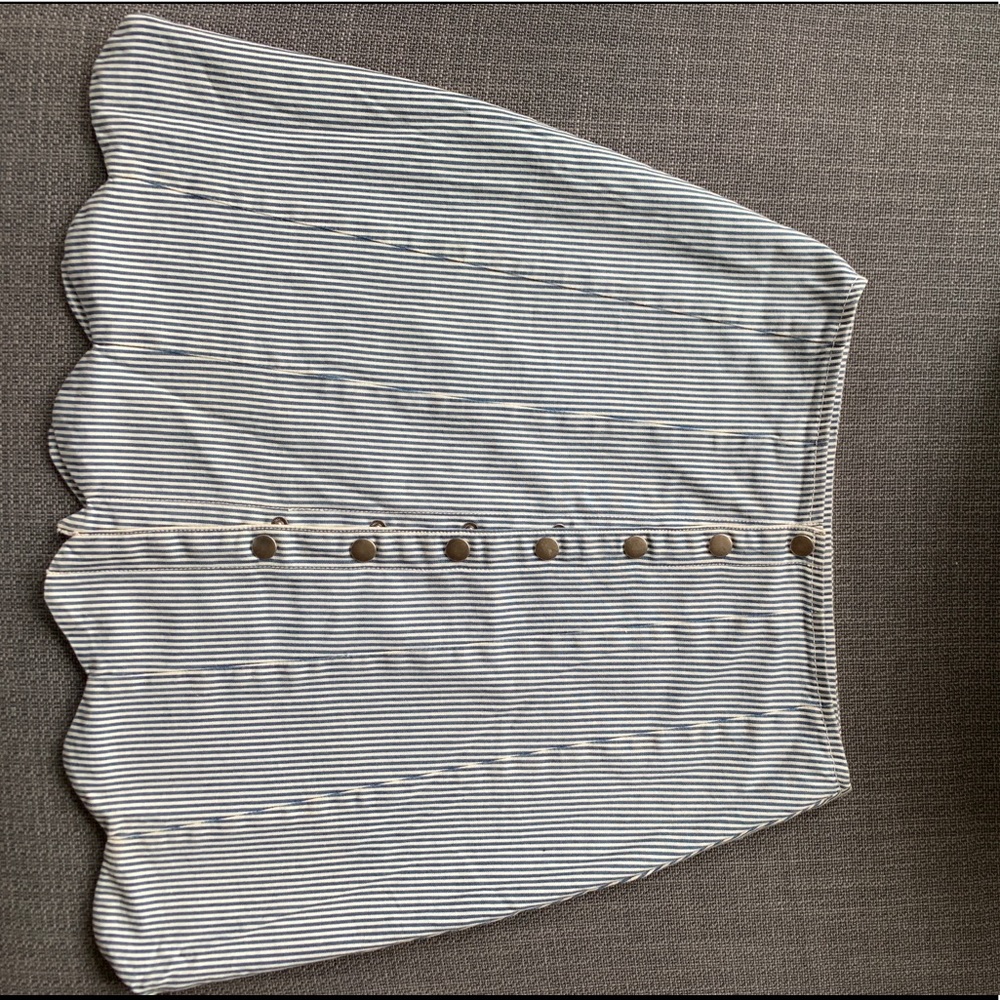 Stripped, snap up Skirt